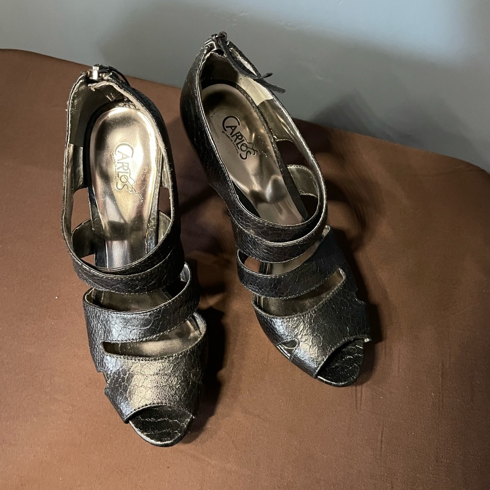 Carlos Santana Black Women's Heels